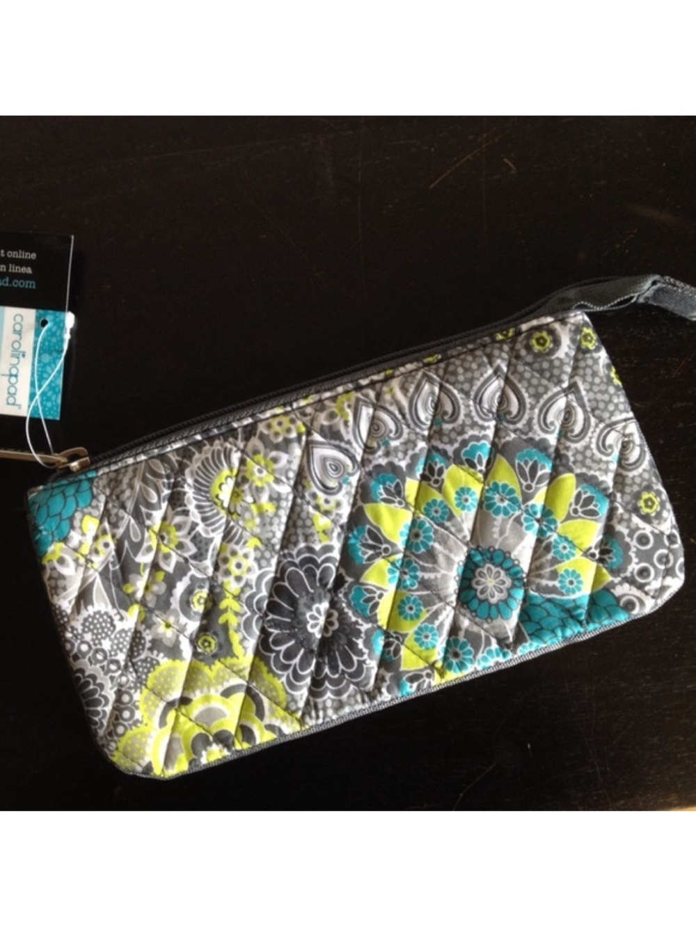 Travel quilted clutch cell makeup etc NWT new!